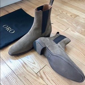 Oro Los Angeles Alpaca Chelsea Boot Size 10